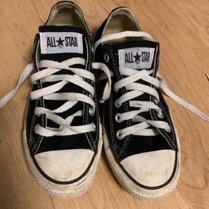 Black low top All-Star Converse!